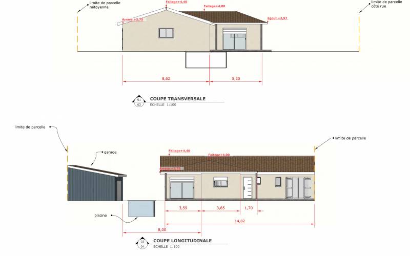 Permis de construire pour une extension a Andernos en Gironde