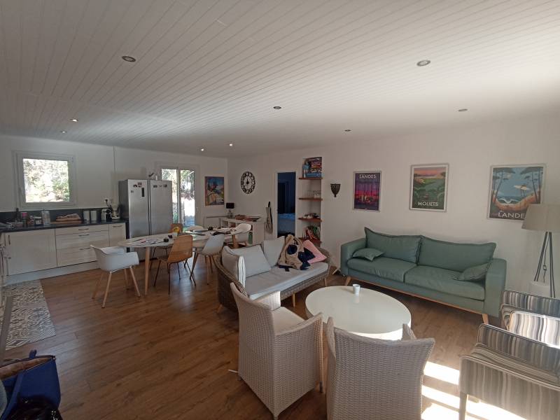 Restructuration d’une maison à Biscarosse dans les Landes.